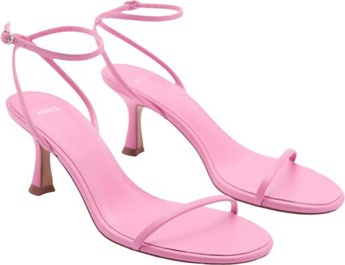 MANGO Sandals .- FLO Kvinde Pink Højhælede Sandaler Str 41 - hos Magasin