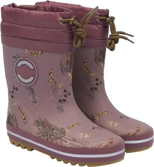 Mikk-Line Winter Wellies Rose Brown Gummistøvler Str 29 - Uld hos Magasin