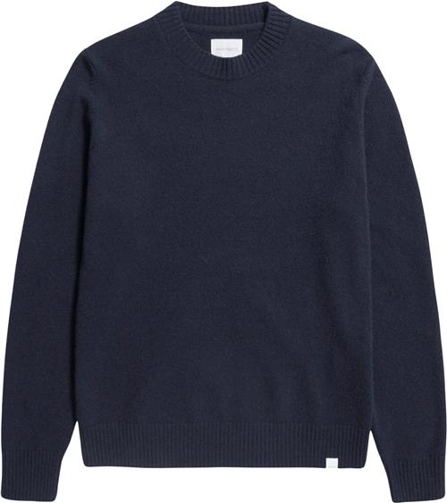 Se Norse Projects Norse Standard Merino Lambswool Sweater Mand Blå Sweaters Str XL Merino - hos Magasin ved Magasin