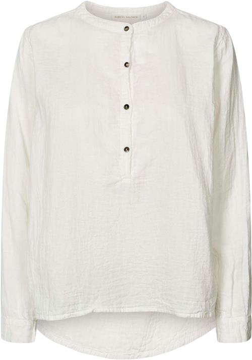 Rabens Saloner Cotton Double top Antoinette Kvinde White Toppe Str L - hos Magasin