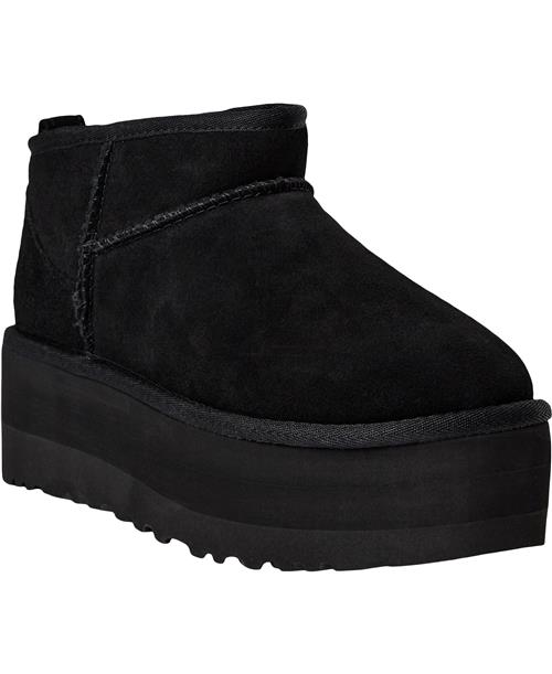 UGG W Cl Ultra Miniplatf Kvinde Black Vinterstøvler Str 41 - hos Magasin