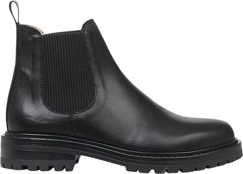 ANGULUS Støvle med Elastik Kvinde 1604/019 Black/black Chelsea Boots Str 42 - hos Magasin