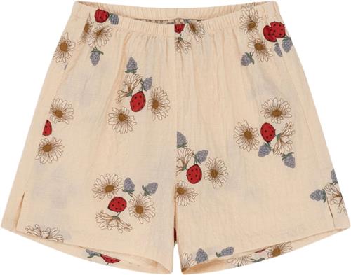 Konges Sløjd Vida Slit Shorts Gots Str 5-6Y - Ladybug Shorts & Bloomers Bomuld hos Magasin