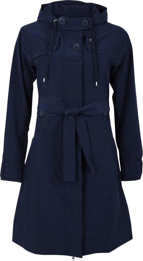 Danefæ Danelse Stretch Midseason Jacket Kvinde Dk Navy Parkaer Str S - Polyester hos Magasin