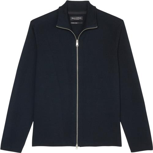 Se Marc O’Polo Zipped Trainer Jacket, Milano Mand Dark Navy Sweatshirts Str XL - hos Magasin ved Magasin