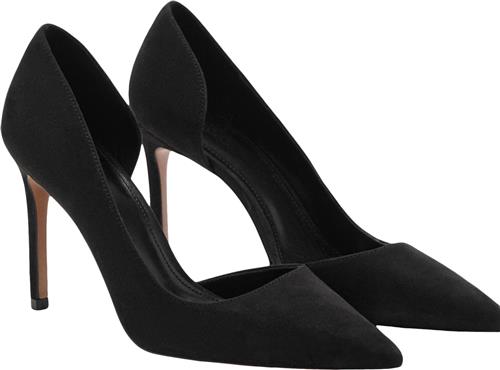 Se MANGO Asymmetrical Heeled Shoes Kvinde Black Pumps & Stiletter Str 40 - hos Magasin ved Magasin