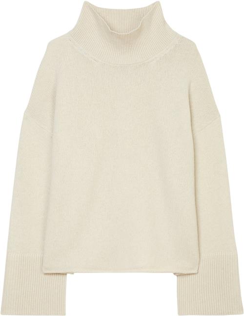 Marc O’Polo Pullover, Longsleeve, Standup Coll Kvinde Stony Sand Rullekraver Str S - hos Magasin