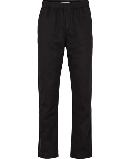 Samsøe Samsøe Jabari Trousers 13208 Mand Black Casual Bukser Str S - Bomuld hos Magasin