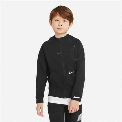 Nike Sportswear Swoosh Fleece Haettetroje 122-128 / XS - Sweatshirts & Hættetrøjer Bomuld hos Magasin