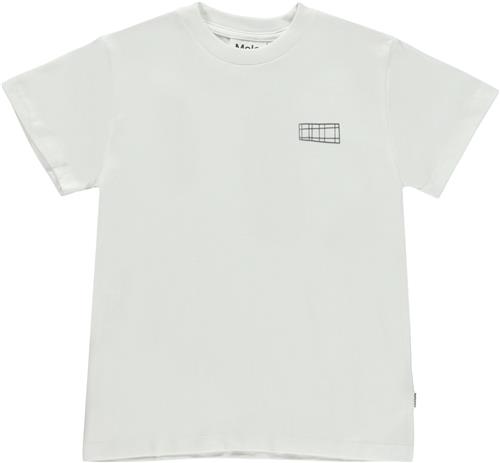 Molo Roxo Str 8 år / 128 cm - White Kortærmede T-shirts hos Magasin