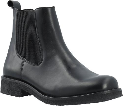 Se Cashott Casfreja Chelsea Boot Pull Up Leather Kvinde Black Chelsea Boots Str 38 - hos Magasin ved Magasin