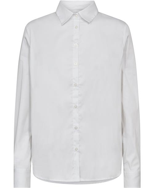 Mos Mosh Martina Shirt Kvinde White Langærmede Skjorter Str XS - hos Magasin