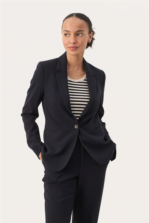 Part Two Taylorpw BZ Kvinde Dark Navy Blazere Classic Fit Str 36 - hos Magasin