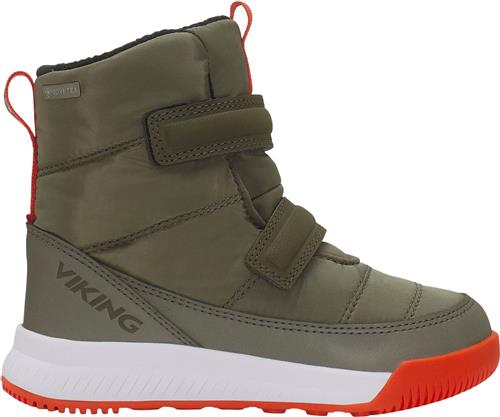 Se Viking Aery Reflex Warm GTX 2V Olive/red Støvler Str 25 - hos Magasin ved Magasin