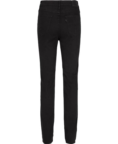 Se Levi's 724 High Rise Straight Jeans Kvinde Sort Straight Jeans Straight Fit Str W28 / L32 - hos Magasin ved Magasin