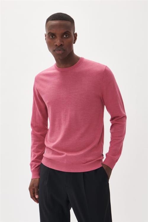 Matinique Margrate Merino Mand Aurora Pink Melange Sweaters Regular Fit Str XL Merino - hos Magasin