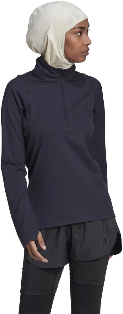 adidas Run Fast Halfzip Trøje M - Træningøjer & -Dragter Polyester hos Magasin