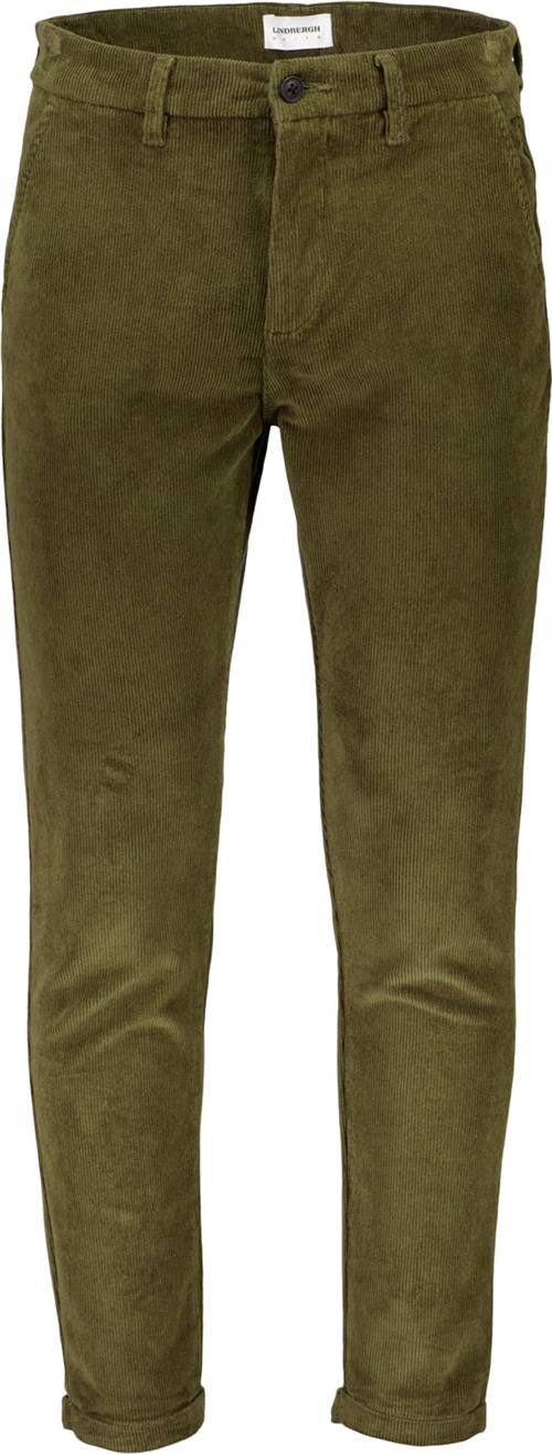 Lindbergh Cropped Corduroy Pants Mand Grøn Chinos Str S - hos Magasin