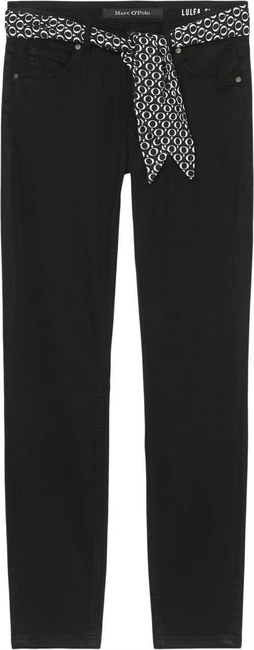 Marc O’Polo 5 Pocket, mid Waist, Slim fit, Regu Kvinde Black Skinny Jeans Str 27 32 - hos Magasin