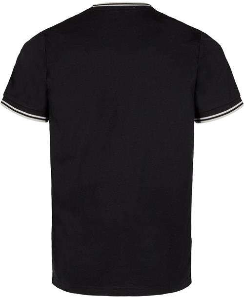 Fred Perry M1588 Core Mand Black Kortærmede T-shirts Str S - Bomuld hos Magasin