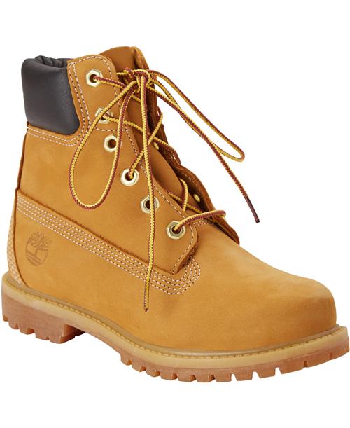 TIMBERLAND "6"" Premium Boot" Kvinde Gul Vinterstøvler Str 40 - Læder hos Magasin