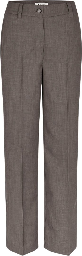 Modström Galemd 2 Pants Kvinde Warm Gray Bukser Med Lige Ben Str L - hos Magasin