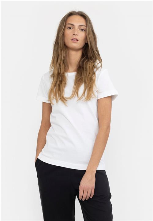 esmé studios Essigne Tshirt Kvinde White Kortærmede T-shirts Str XS - hos Magasin