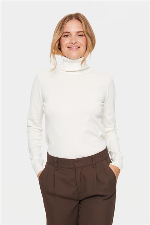 Saint Tropez J2046, Milasz Rollneck Pullover Kvinde 110605 Rullekraver Classic Fit Str XXL - hos Magasin