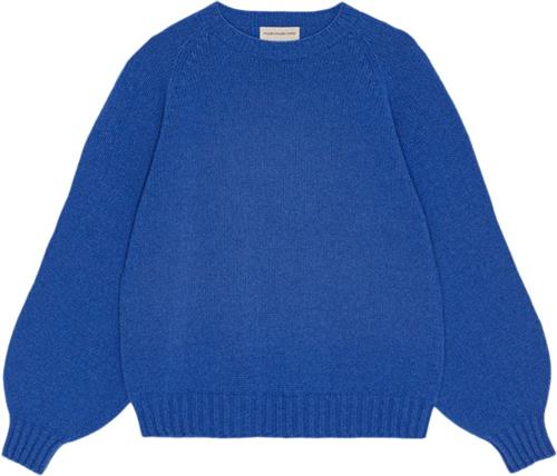 Se Moshi Moshi Mind Sienna Knit Wool Kvinde Bright Blue Sweaters Str L - hos Magasin ved Magasin