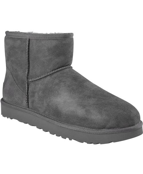 Se UGG W Classic Mini II Kvinde Grey Vinterstøvler Str 43 - hos Magasin ved Magasin