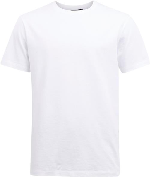 J. Lindeberg Sid Basic Tshirt Mand Hvid Kortærmede T-shirts Str L - hos Magasin