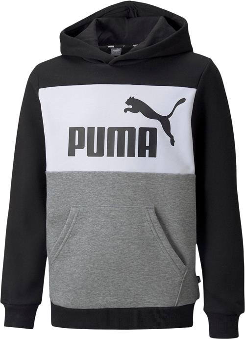 Se Puma Essentials+ Colourblock Hættetrøje 104 - Sweatshirts & Hættetrøjer hos Magasin ved Magasin