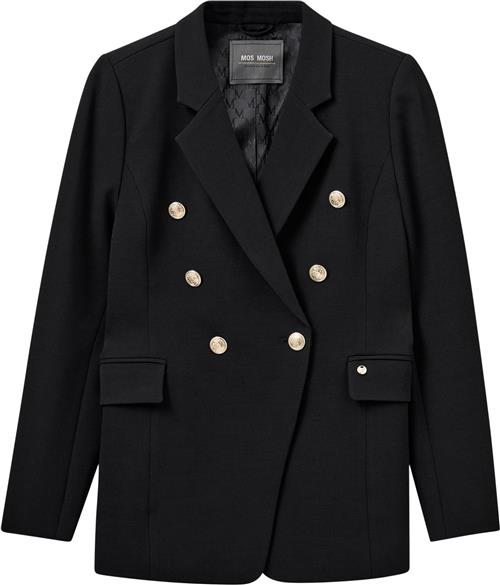 Mos Mosh Mmbabeth Lunie Blazer Kvinde Black Blazere Str 34 - hos Magasin