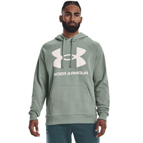 Under Armour Rival Fleece Big Logo Haettetroje L - Hættetrøjer Bomuld hos Magasin