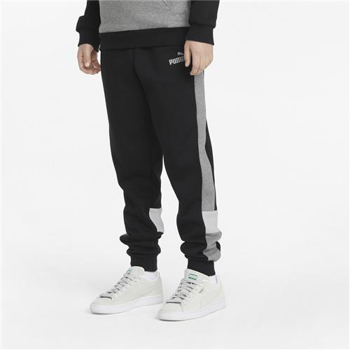 Se Puma Essentials+ Colourblock Joggingbukser 116 - Træningsbukser hos Magasin ved Magasin