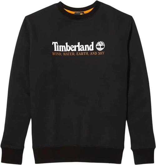 TIMBERLAND Wwes Crew Neck BB Mand Black Sweatshirts Str L - Bomuld hos Magasin