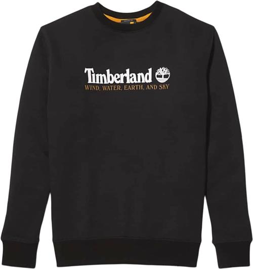 TIMBERLAND Wwes Crew Neck BB Mand Black Sweatshirts Str M - Bomuld hos Magasin