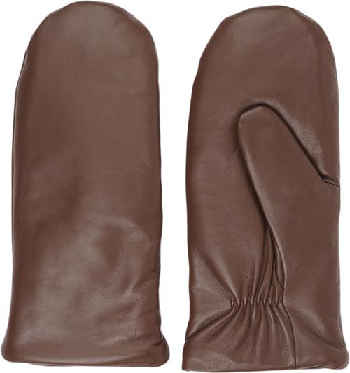 Lovelies Ravenna Fine Leather Mittens W/ Fleece Lining M - Vanter hos Magasin