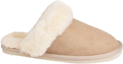 Lovelies Gossa Shearling Slippers Kvinde Safari Hjemmesko Str 40 - Uld hos Magasin