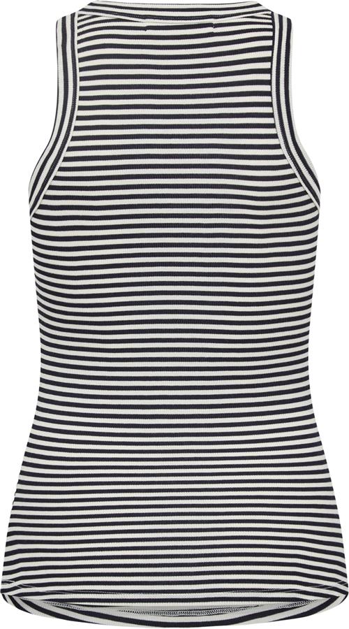 Sofie Schnoor Top Kvinde Navy Striped Tanktoppe Str L - hos Magasin