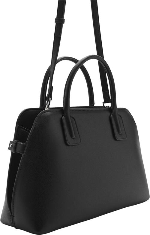 Se MANGO Doublehandle Bowling bag U - Skuldertasker Læder hos Magasin ved Magasin