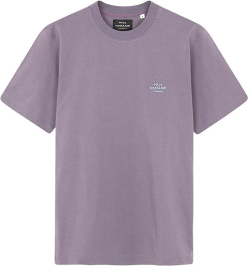 Se Mads Nørgaard - Copenhagen Cotton Jersey Frode Emb Logo Tee Mand Grå Kortærmede T-shirts Str L - hos Magasin ved Magasin