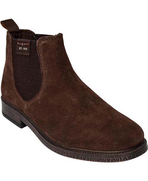 Bugatti Ladano Mand Dark Brown Chelsea Boots Str 41 - hos Magasin