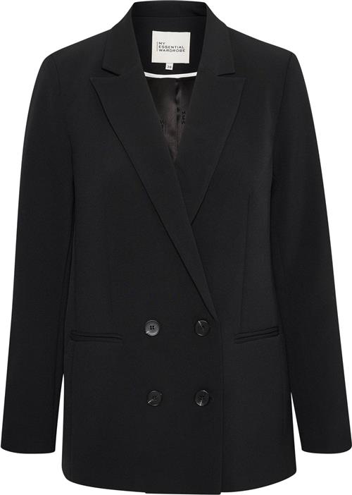 My Essential Wardrobe 27 THE Tailored Blazer Kvinde Black Blazere Str 46 - hos Magasin