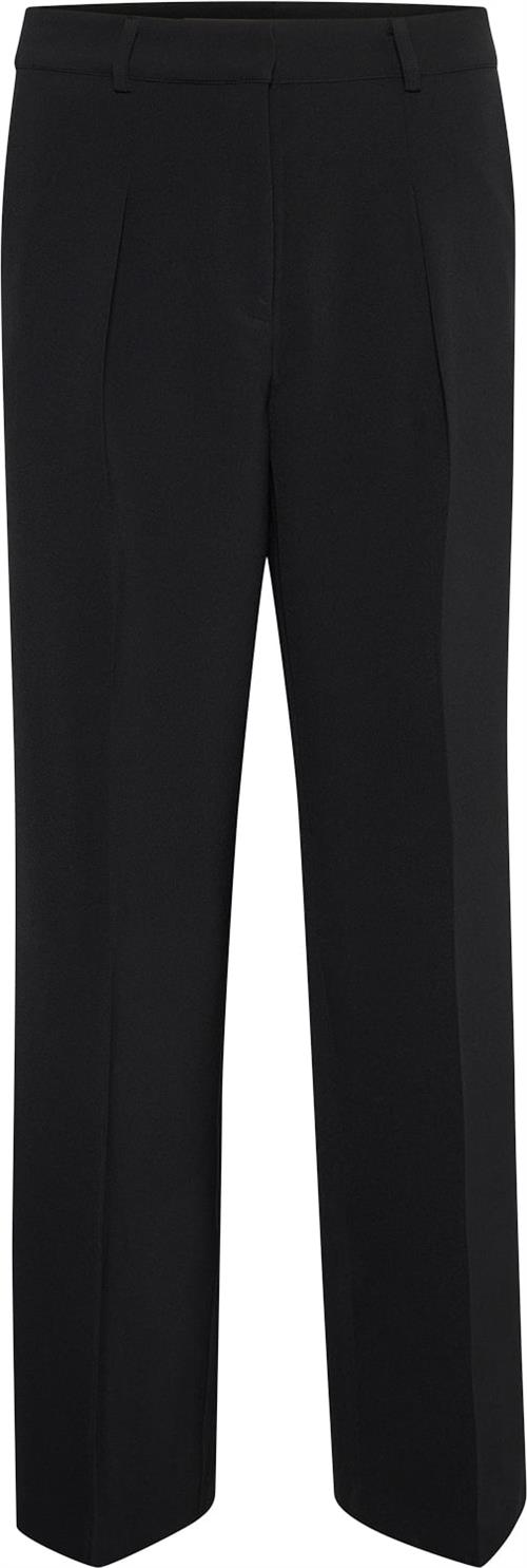 My Essential Wardrobe 29 THE Tailored Pant Kvinde Black Bukser Med Lige Ben Str 44 - hos Magasin