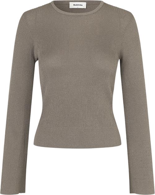 Se Modström Tommd Oneck Kvinde Spring Stone Sweaters Str XS - hos Magasin ved Magasin