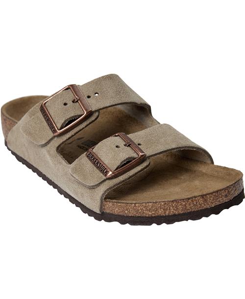 Se Birkenstock Arizona Kids Leve Taupe Beige Sandaler Str 29 - hos Magasin ved Magasin