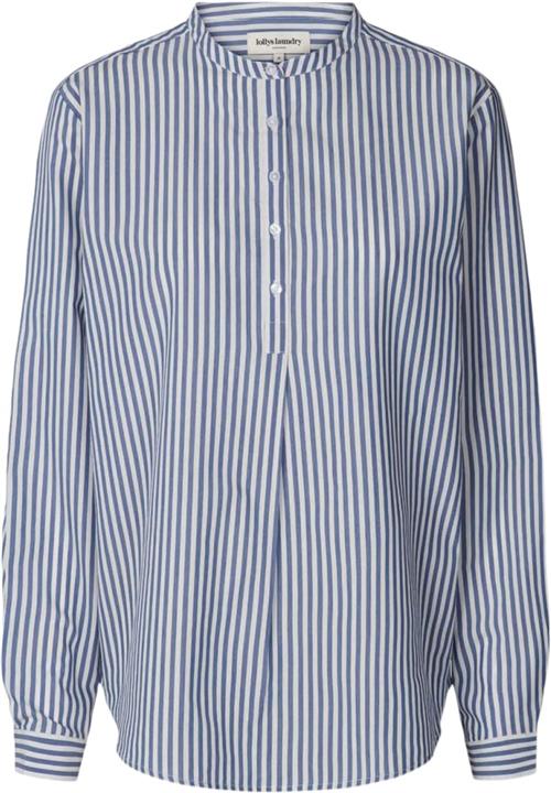 Lollys Laundry Lux Shirt Kvinde Stripe Langærmede Skjorter Str L - hos Magasin