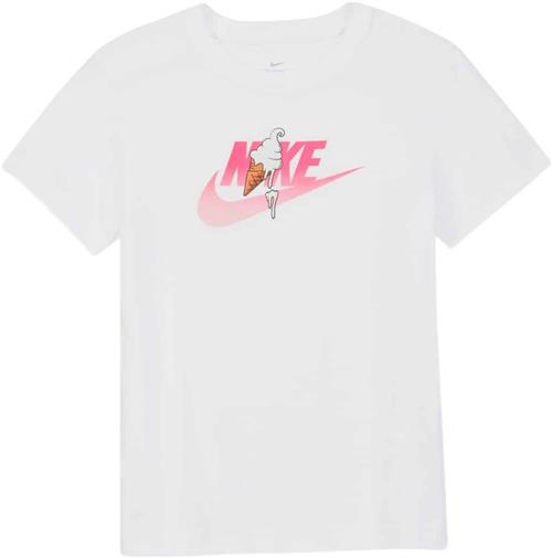 Se Nike Nike Sportswear BIG Kids' (GIR Str 137-147 / M - White Kortærmede T-shirts Bomuld hos Magasin ved Magasin