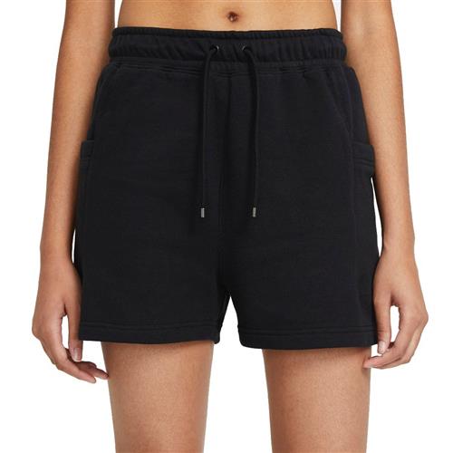 Se Nike Air Fleece Shorts Kvinde Black Sweatshorts Str XS - Bomuld hos Magasin ved Magasin